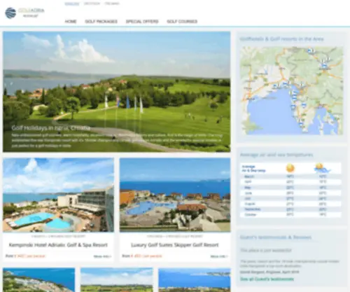 Golf-Adria.com(Golf Holidays in Istrian Riviera) Screenshot