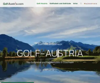 Golf-Austria.com(Golfurlaub in Österreich) Screenshot