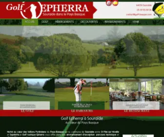 Golf-Basque.com(Golf epherra) Screenshot