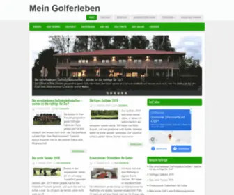 Golf-Blog.eu(Golftipps und Berichte über verschiedene Golfplätze) Screenshot