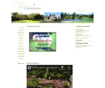 Golf-DE-Carcassonne.com(Golf de Carcassonne) Screenshot