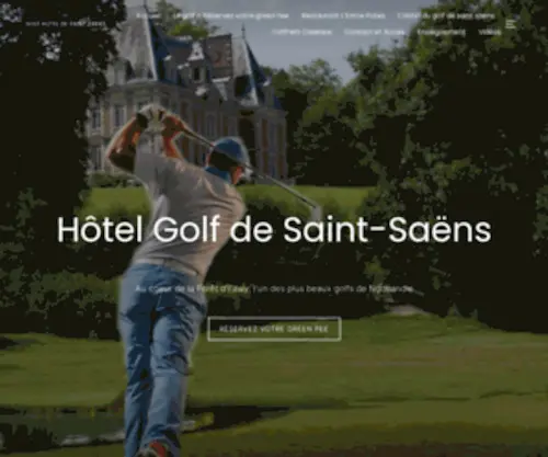 Golf-DE-Saint-Saens.com(Golf Hotel de Saint Saens) Screenshot
