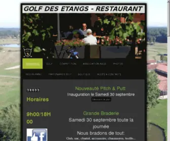 Golf-DES-Etangs.com(Tout l'information sur le golf) Screenshot
