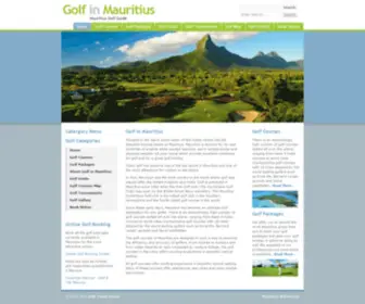 Golf-IN-Mauritius.com(Golf in Mauritius) Screenshot