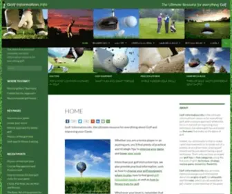 Golf-Information.info(Golf Information info) Screenshot
