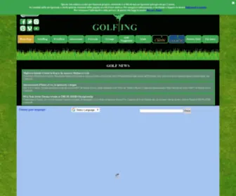 Golf-ING.it(Home Page Golf) Screenshot