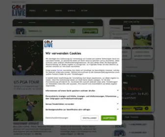 Golf-Live.de(Deutsche Pros Golfsport) Screenshot