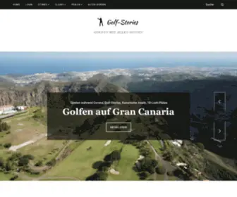 Golf-Stories.com(Golf-Stories Golf-Berichte Golf-Testberichte Golf-Infos) Screenshot