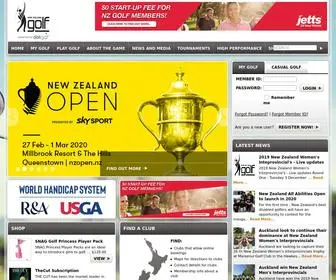 Golf.co.nz(Golf New Zealand) Screenshot