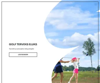 Golf.ee(Eesti Golfiportaal) Screenshot