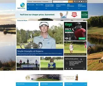 Golf.org.au(Golf Australia) Screenshot