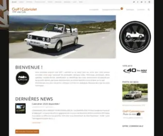 Golf1Cabriolet.com(Golf karmann) Screenshot