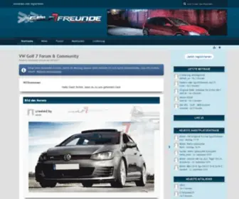Golf7Freunde.de(VW Golf 7 Forum & Community) Screenshot