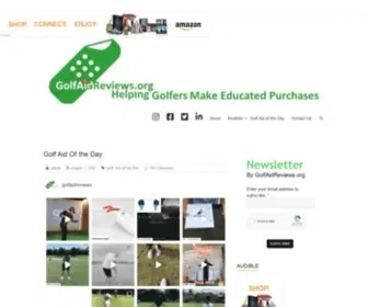 Golfaidreviews.org(Helping Golfers Make Educated Purchases) Screenshot