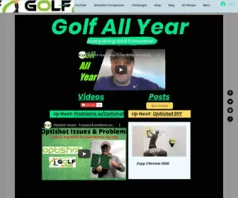 Golfallyear.com(Golf All Year) Screenshot