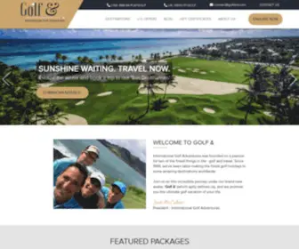 Golfand.com(The Golf Travel Experts) Screenshot