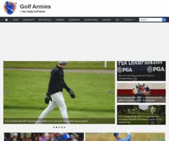 Golfarmies.com(Golf Armies) Screenshot