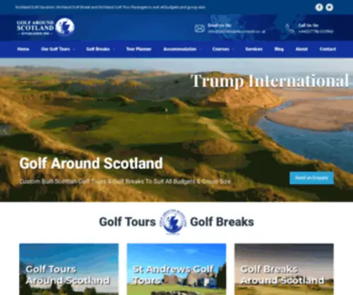 Golfaroundscotland.co.uk(Golf Around Scotland) Screenshot