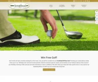 Golfarrowheadnow.com(Arrowhead Golf Course) Screenshot