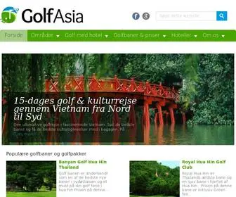 Golfasia.dk(Golfrejser til Thailand) Screenshot