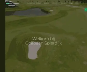 Golfbaanspierdijk.nl(Golfbaan Spierdijk) Screenshot