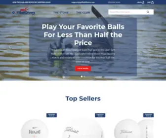 Golfballdivers.com(Great deals on Used Golf Balls in Mint (AAAAA)) Screenshot