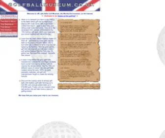 Golfballmuseum.co.uk(Lake Balls Museum) Screenshot