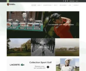 Golfbelgium.be(Fédération) Screenshot