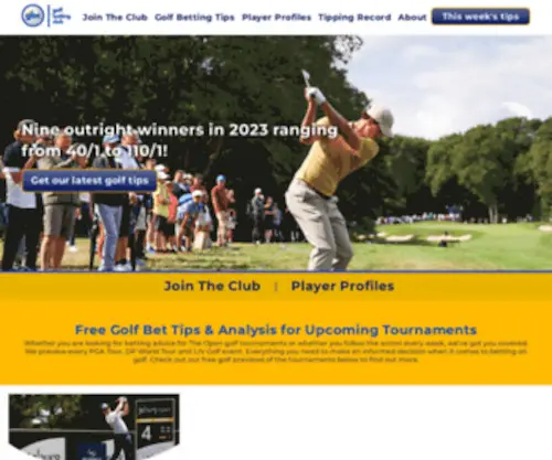 Golfbettingclub.com Screenshot