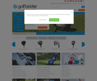 Golfbidder.co.uk(The Home of Pre) Screenshot