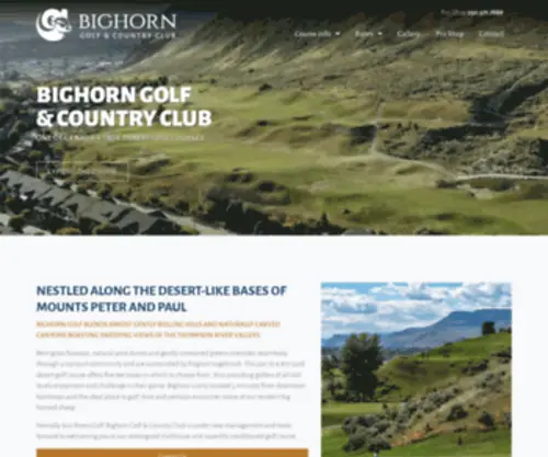 Golfbighorn.ca(Golfbighorn) Screenshot