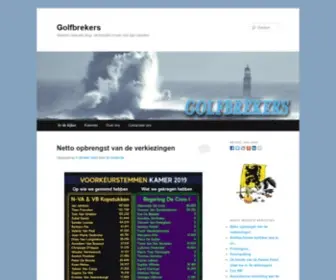 Golfbrekers.be(Vlaams-radicale blog) Screenshot