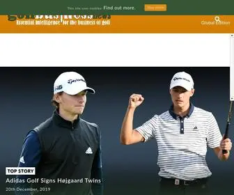 Golfbusinessnews.com(Golf Business News) Screenshot