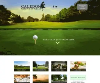 Golfcaledon.com(Caledon Country Club) Screenshot