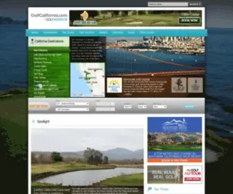 Golfcalifornia.com(California Golf Courses) Screenshot