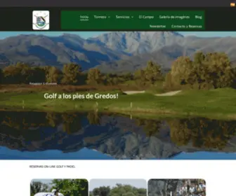 Golfcandeleda.com(Golf Candeleda) Screenshot