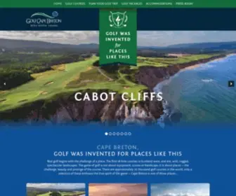 Golfcapebreton.com(Golf Cape Breton) Screenshot