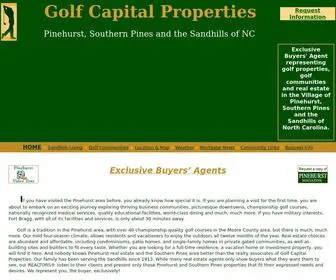 Golfcapitalproperties.com(Pinehurst NC real estate) Screenshot