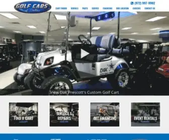 Golfcarsofdallas.com Screenshot