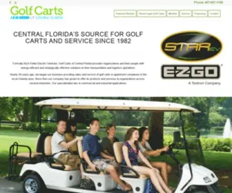 Golfcartsofcentralflorida.com(Golf Carts of Central Florida) Screenshot