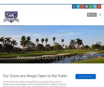 Golfccmiami.com(Country Club of Miami) Screenshot