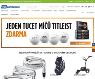 Golfchampion.cz(Golfový obchod) Screenshot