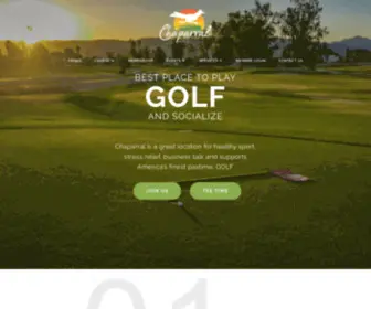 Golfchaparral.com(CHAPARRAL Golf and Country Club) Screenshot