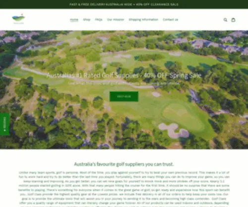 Golfclasssupplies.com.au(Golf class supplies) Screenshot