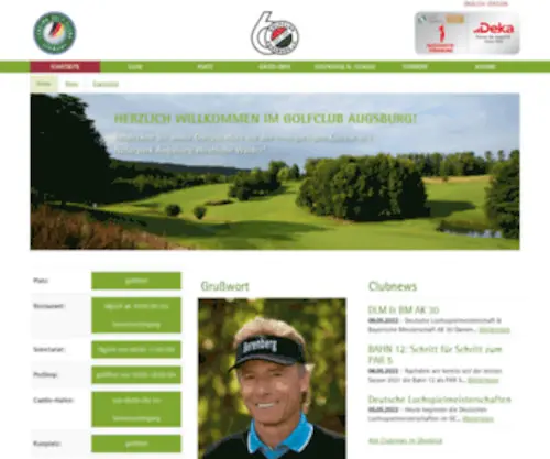 Golfclub-Augsburg.de(Golfclub Augsburg ) Screenshot