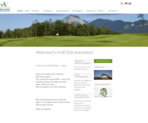 Golfclub-Axenstein.ch(Golfclub Axenstein) Screenshot
