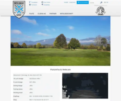 Golfclub.ch(Golfclub Wylihof) Screenshot