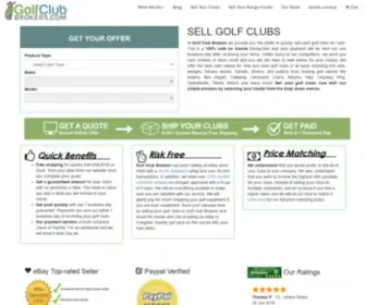 Golfclubbrokers.com(Sell Golf Clubs) Screenshot