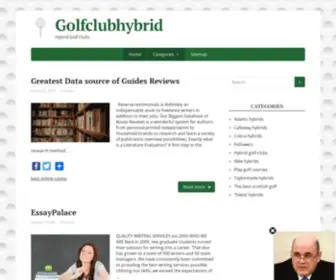 Golfclubhybrid.com(Hybrid Golf Clubs) Screenshot