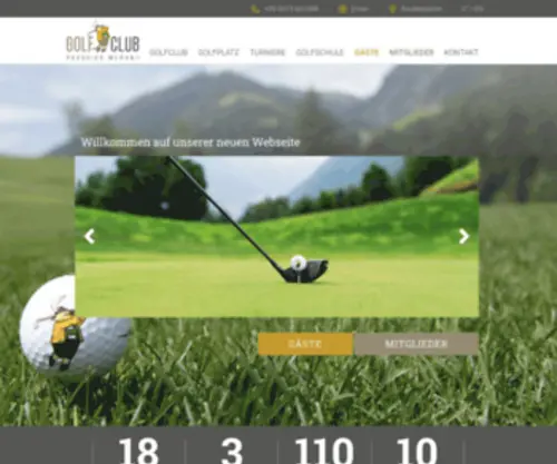 Golfclubpasseier.com(Golfclub Passeier.Merano) Screenshot